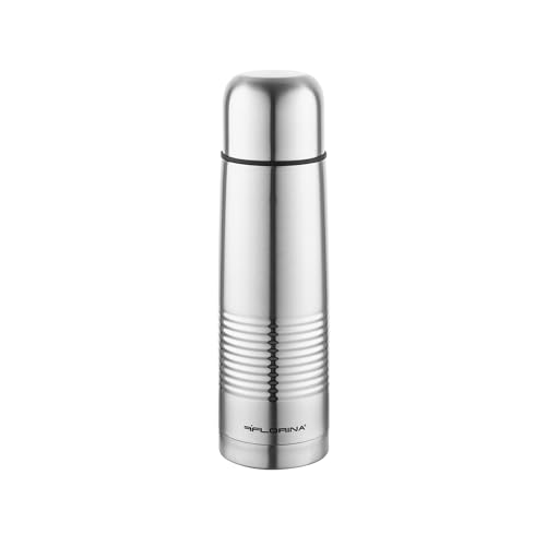 FLORINA Edelstahl Thermosflasche 500 ml | Thermoskanne CRISTIANO STRONG mit Trinkbecher | Auslaufsichere Isolierflasche | Thermos hält 12 Stunden | 500 ml Trinkflasche für Getränke Unterwegs FLORINA Edelstahl Thermosflasche 500 ml | Thermoskanne CRISTIANO STRONG mit Trinkbecher | Auslaufsichere Isolierflasche | Thermos hält 12 Stunden | 500 ml Trinkflasche für Getränke Unterwegs von FLORINA
