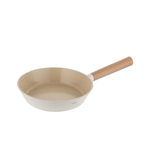 FLORINA Nube Aluminium - Bratpfanne | 24 cm | Induktionsgeeignet | Kratzfeste Keramikbeschichtung | Soft-Touch-Holzoptik-Griff | Hitzebeständig | Für alle Herdarten | Leicht zu Reinigen FLORINA Nube Aluminium - Bratpfanne | 24 cm | Induktionsgeeignet | Kratzfeste Keramikbeschichtung | Soft-Touch-Holzoptik-Griff | Hitzebeständig | Für alle Herdarten | Leicht zu Reinigen von FLORINA
