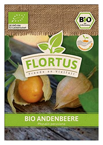 FLORTUS BIO Andenbeere | Andenbeerensamen | Obstsamen | Samen zur Anzucht für Garten, Balkon, Küche & Fensterbank von FLORTUS Freude an Vielfalt