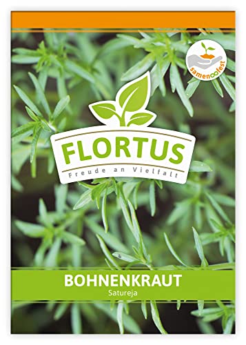 FLORTUS Bohnenkraut | Kräutersamen | Bohnenkrautsamen | Samen zur Anzucht für Garten, Balkon, Küche & Fensterbank von FLORTUS Freude an Vielfalt