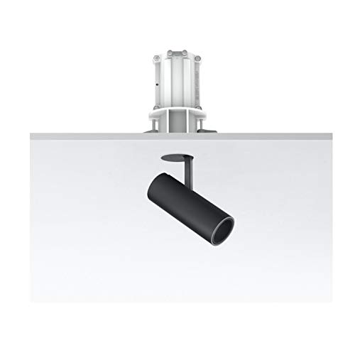 Find Me 09.3750.14 Mono Point, LED, 6 W, 1 x 365 3000 K CRI 90, 7,6 x 7,6 x 15,1 cm, Schwarz von Flos