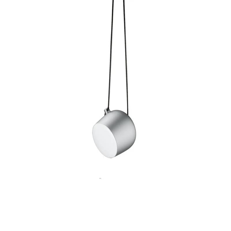 B-Ware Flos Aim Led Pendelleuchte Hängelampe Deckenleuchte Deckenlampe Aluminium Silber von FLOS