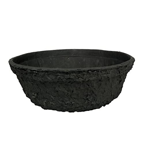 FLOWERBOX Oasis Black BIOLIT Ø30cm Pflanzschale Blumenschale Pflanztopf Friedhof Grab Grabschmuck von FLOWERBOX