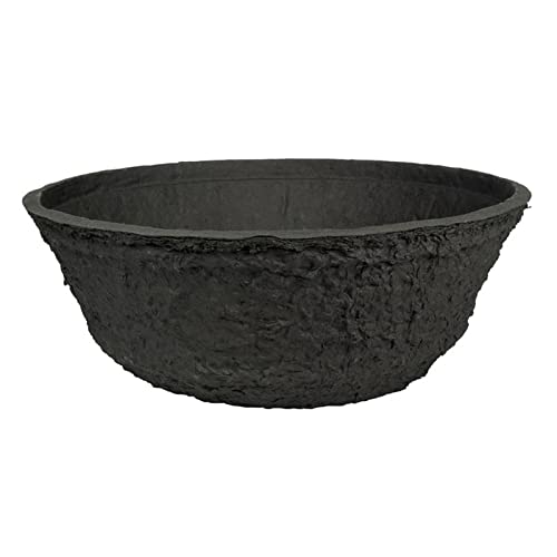 FLOWERBOX Oasis Black BIOLIT Ø50cm Pflanzschale Blumenschale Pflanztopf Friedhof Grab Grabschmuck von FLOWERBOX