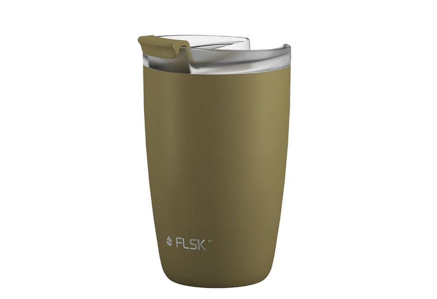 FLSK Thermobecher Cup Khaki, Edelstahl von FLSK