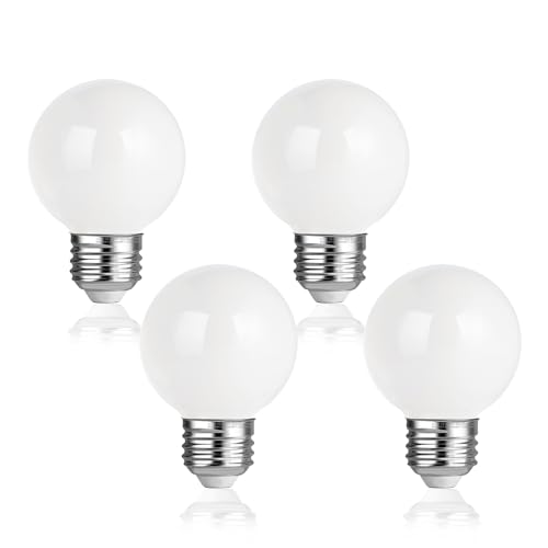 FLSNT E27 LED Warmweiss, G60 LED Filament Edison Glühbirne Vintage, 7W(Ersetzt 60W), 806LM Hohe Helligkeit LED Leuchtmittel E27, 2700K Warmweiß, nicht dimmbar, 4 Stück von FLSNT