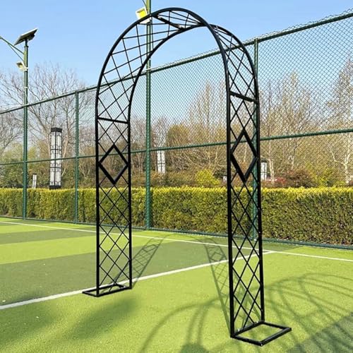 Metallgartenbogen Für Kletterpflanzen, Rosenverpackung, Black Metall -Pergola Für Rosen, Einstellbare Breite 140/180/220/260/300 cm ~// Metallgartenbogen Für Kletterpflanzen, Rosenverpackung, Black Metall -Pergola Für Rosen, Einstellbare Breite 140/180/220/260/300 cm ~// von FLTRGO