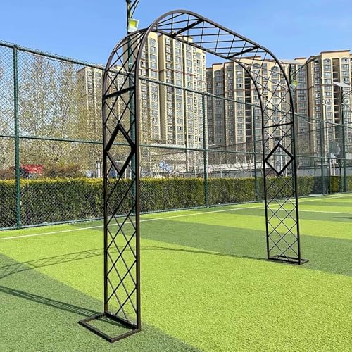 Metallgartenbogen Für Kletterpflanzen, Rosenverpackung, Black Metall -Pergola Für Rosen, Einstellbare Breite 140/180/220/260/300 cm ~// Metallgartenbogen Für Kletterpflanzen, Rosenverpackung, Black Metall -Pergola Für Rosen, Einstellbare Breite 140/180/220/260/300 cm ~// von FLTRGO