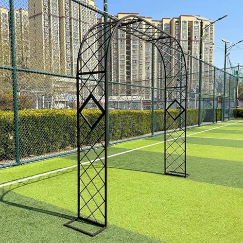 Metallgartenbogen Für Kletterpflanzen, Rosenverpackung, Black Metall -Pergola Für Rosen, Einstellbare Breite 140/180/220/260/300 cm ~// Metallgartenbogen Für Kletterpflanzen, Rosenverpackung, Black Metall -Pergola Für Rosen, Einstellbare Breite 140/180/220/260/300 cm ~// von FLTRGO