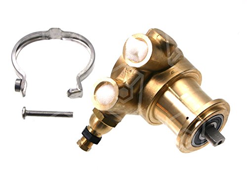 FLUID-O-TECH MA104 Pumpenkopf 100l/h für Kaffee- und Espressomaschine für Drucksteigerungspumpe mit Bypass Länge 75 mm von FLUID-O-TECH