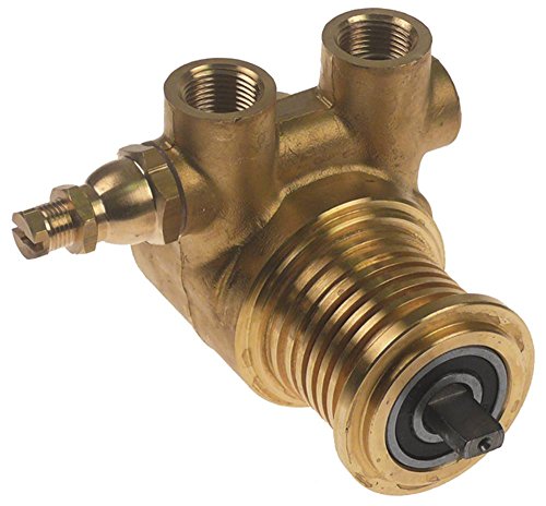 FLUID-O-TECH PA1504 Pumpenkopf für Espressomaschine Vibiemme Domobar-Super-Manuale, Revolution-2gr für Drucksteigerungspumpe NSF von FLUID-O-TECH