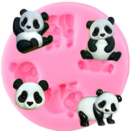 liuxingran 1 x Pandabär-Silikonform mit Tieren, Süßigkeiten, Ton, Schokolade, Seife, Harz, für Babyparty, Cupcake-Dekoration, Fondant, Kuchendekoration liuxingran 1 x Pandabär-Silikonform mit Tieren, Süßigkeiten, Ton, Schokolade, Seife, Harz, für Babyparty, Cupcake-Dekoration, Fondant, Kuchendekoration von FLUORO