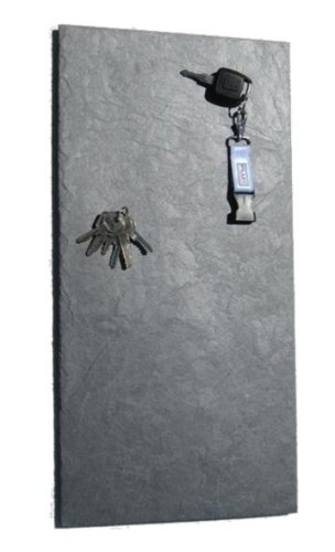 FLUX Objects Großes Schlüsselbrett, magnetisch, aus Schiefer in 30 cm x 60 cm von FLUX Objects