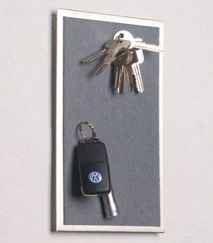 FLUX Objects Magnet - Schlüsselboard aus Edelstahl, mit Filz in dunkel-grau; 25 x 15 cm von FLUX Objects
