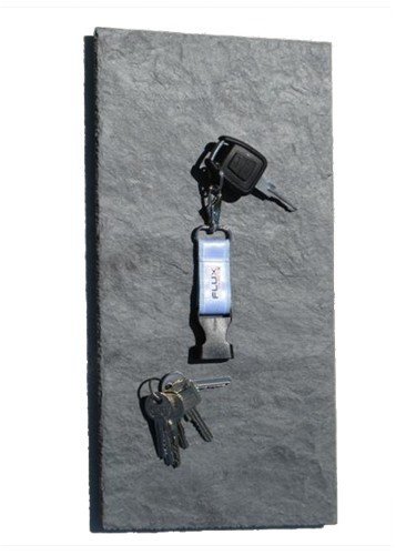 Magnetisches Schlüsselboard, Schlüsselbrett aus echtem Schiefer in 40 cm x 20 cm von ArkiFACE