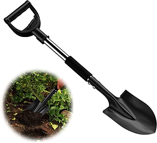Gärtnerspaten für Harte, 78cm Schaufeln Steinige Böden aus Stahl, Spitz mit Gebogenem D-Förmigen Griff Schwerlast-Autoschaufel, Geeignet für Ausgrabung Camping Car Gardening/Schwarz Gärtnerspaten für Harte, 78cm Schaufeln Steinige Böden aus Stahl, Spitz mit Gebogenem D-Förmigen Griff Schwerlast-Autoschaufel, Geeignet für Ausgrabung Camping Car Gardening/Schwarz von FLY HAWK