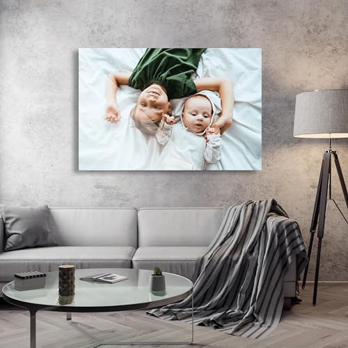 FLYERALARM Acryl Wandbild mit eigenem Foto (100cm x 70cm) auf Acrylglas Platte I Personalisiertes Glas-Bild mit Wunschmotiv: Geschenk zum Muttertag oder Vatertag von FLYERALARM