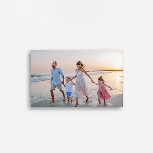 FLYERALARM Leinwand 30x20 personalisiert I Fotoleinwand (2cm) selbst gestalten I Geschenk für Mama und Papa mit eigenem Bild bedrucken lassen von FLYERALARM