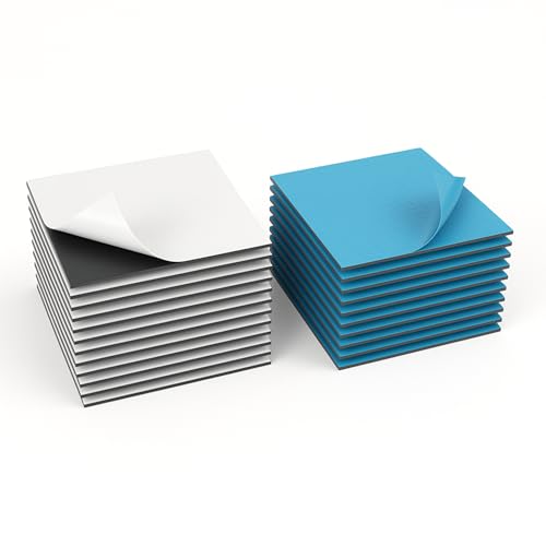 Magnetaufhängungen selbstklebend für Bilder und Schilder I Quadratische Magnetaufhängung (10cm x 10cm) mit passendem Gegenstück I 10 Stück von FLYERALARM