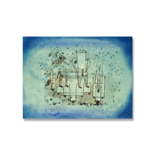 FLYIFE Abstraktes Paul Klee Poster Minimalistische Linien Wandkunst Paul Klee Leinwandgemälde Paul Klee Drucke für Zuhause Wanddekoration Bild 40x60cmx1 Kein Rahmen von FLYIFE