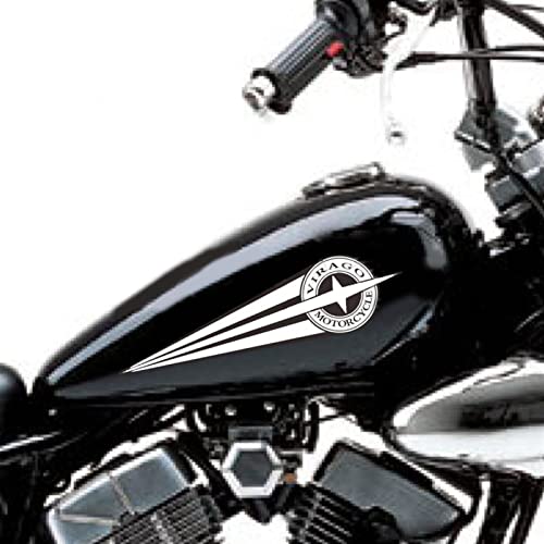 FLYIFE Für Y&amaha XV250 XV400 XV535 Virago Motorrad Aufkleber Verkleidung Aufkleber Kraftstofftank Aufkleber Vinyl Aufkleber Zubehör von FLYIFE