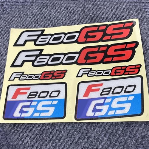 Für B&M&W F800GS F800 GS Motorrad LOGO Reflektierende Kraftstoffräder Verkleidung Tragbares Gepäck Helm Aufkleber Schild Dekoration Abziehbilder Zubehör von FLYIFE