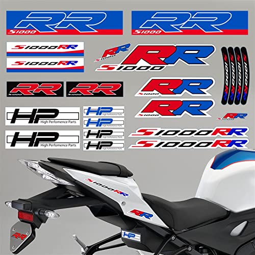 Motorrad Aufkleber Racing Motocross Felge Tank Heck Box Logo Decals Kit Wasserdicht Für B&M&W S1000RR S1000 Rr S1000rr ​HP Zubehör von FLYIFE