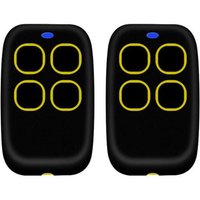 Set mit 2 universellen 4-in-1-Torfernbedienungen, Multifrequenz-Rolling-Code-Universalfernbedienung von 250 bis 913 MHz. Programmierbare Set mit 2 universellen 4-in-1-Torfernbedienungen, Multifrequenz-Rolling-Code-Universalfernbedienung von 250 bis 913 MHz. Programmierbare von FLYME