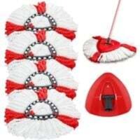 Set mit 4 Ersatz-Mikrofaser-Wischmoppköpfen + 1 Wischmoppkopf, kompatibel mit dem Vileda 2-in-1 Turbo-Wischmopp, O-Cedar Set mit 4 Ersatz-Mikrofaser-Wischmoppköpfen + 1 Wischmoppkopf, kompatibel mit dem Vileda 2-in-1 Turbo-Wischmopp, O-Cedar von FLYME