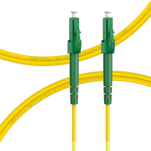 FLYPROFiber 25m Glasfaserkabel LC APC auf LC APC, LWL Patchkabel Singlemode Glasfaser Kabel Simplex 9/125μm, Lichtwellenleiter LSZH FLYPROFiber 25m Glasfaserkabel LC APC auf LC APC, LWL Patchkabel Singlemode Glasfaser Kabel Simplex 9/125μm, Lichtwellenleiter LSZH von FLYPROFiber