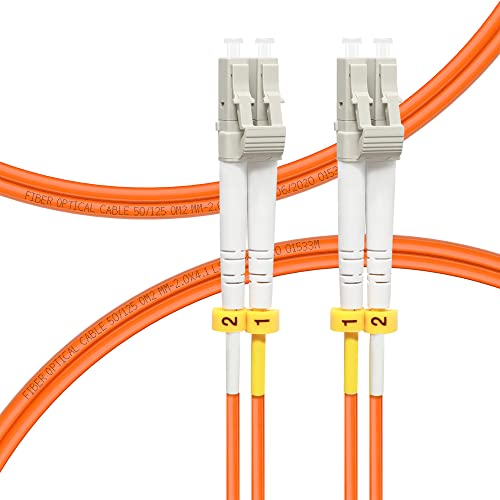 FLYPROFiber 2M OM2 LC auf LC LWL Glasfaser Patchkabel | Längenoptionen: 0,2m-20m, 1 GB Duplex, 50/125 um Multimode Kabel, LSZH 2 Meter FLYPROFiber 2M OM2 LC auf LC LWL Glasfaser Patchkabel | Längenoptionen: 0,2m-20m, 1 GB Duplex, 50/125 um Multimode Kabel, LSZH 2 Meter von FLYPROFiber