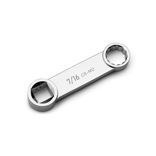 FLZOSPER 7/16 Zoll 12 Punkt Box End Drehmomentadapter Verlängerung 3/8 Zoll Antrieb Langlebiger Drehmomentschlüssel Adapter für Drehmoment an schwer erreichbaren Stellen von FLZOSPER