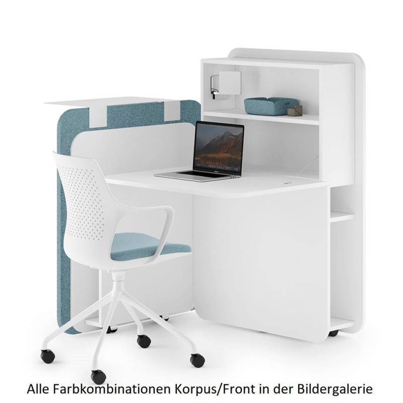 FLATup Schreibtisch FM Sekretär - Home Office Schreibtisch - Mobil auf Rollen FLATup Schreibtisch FM Sekretär - Home Office Schreibtisch - Mobil auf Rollen von FM Büromöbel