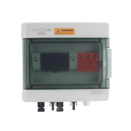 DC-Anschlussbox mit Switch T1+T2 Überspannungsschutz, 1/1 1000V Generatoranschlusskasten 0% MwSt von FM-SOLAR
