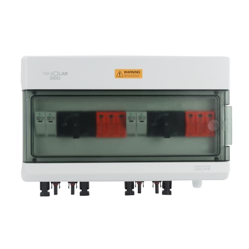 DC-Anschlussbox mit Switch T1+T2 Überspannungsschutz, 2/2 1000V Generatoranschlusskasten 0% MwSt von FM-SOLAR