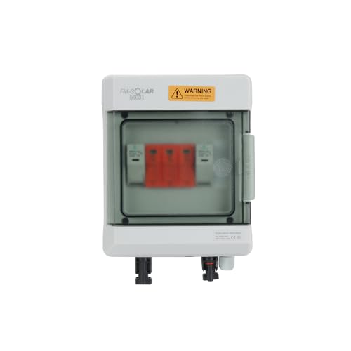 DC-Anschlussbox mit T1+T2 Überspannungsschutz, 1/1 1000V Generatoranschlusskasten 0% MwSt von FM-SOLAR