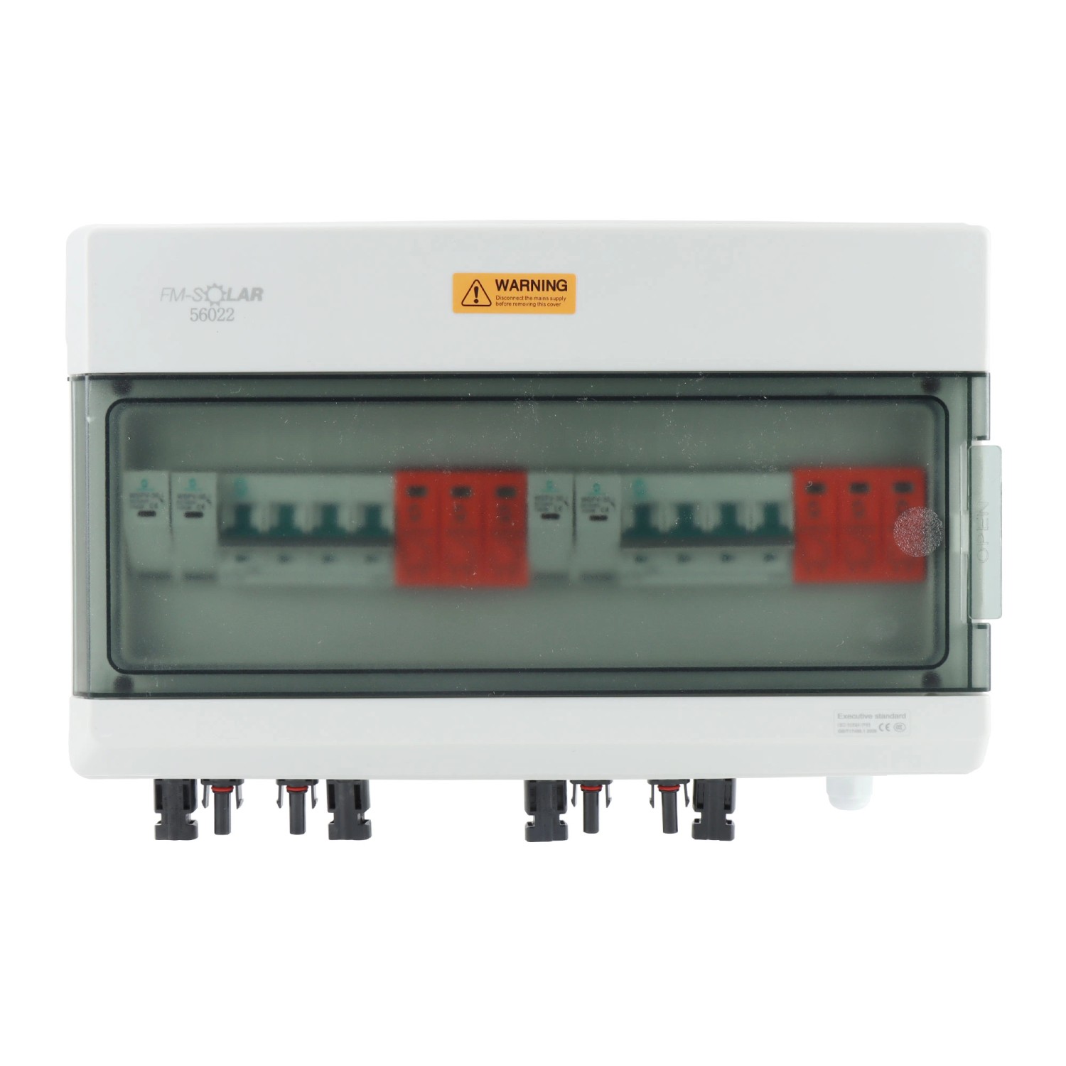 FM-SOLAR DC-Anschlussbox mit Leitungstrennschalter MCB T2 Überspannungsschutz 2/2 1000V Generatoranschlusskasten von FM-SOLAR