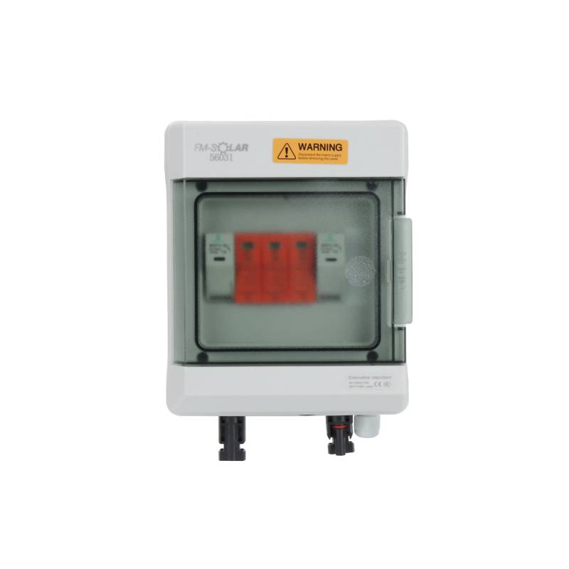 FM-SOLAR DC-Anschlussbox mit T1+T2 Überspannungsschutz 1/1 1000V Generatoranschlusskasten von FM-SOLAR