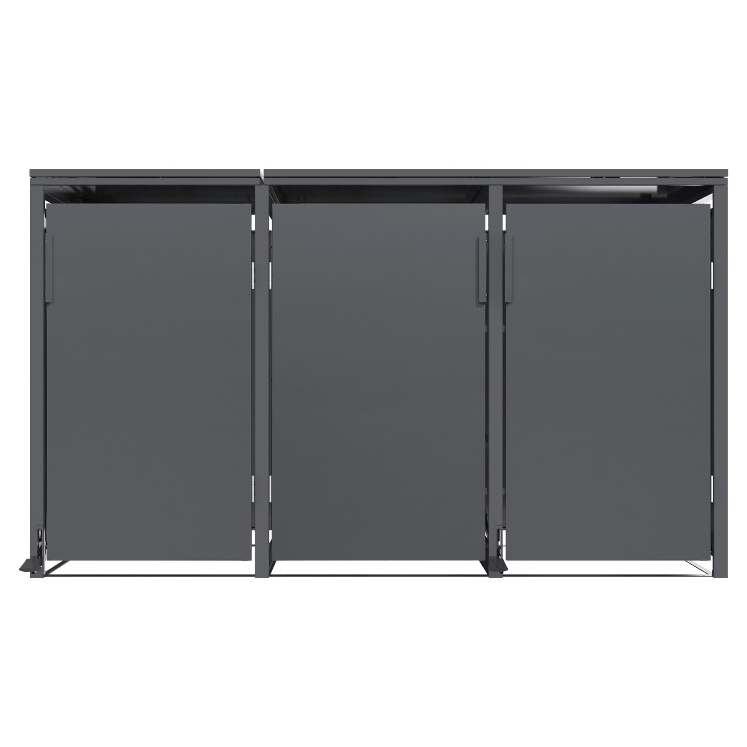 FM-SOLAR Mülltonnenbox Anthrazit für 3 Mülltonne FM-SOLAR Mülltonnenbox Anthrazit für 3 Mülltonne von FM-SOLAR