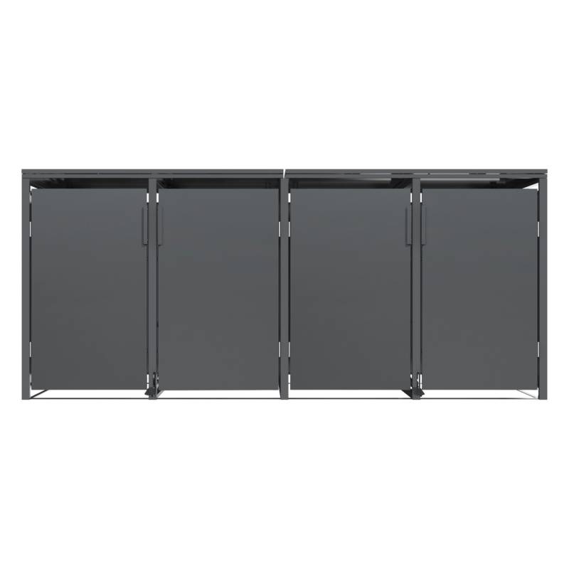 FM-SOLAR Mülltonnenbox Anthrazit für 4 Mülltonne FM-SOLAR Mülltonnenbox Anthrazit für 4 Mülltonne von FM-SOLAR