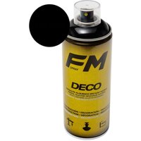 Schwarze Sprühdose 400ml Glänzend schwarz - ral 9005 von FM SPRAY