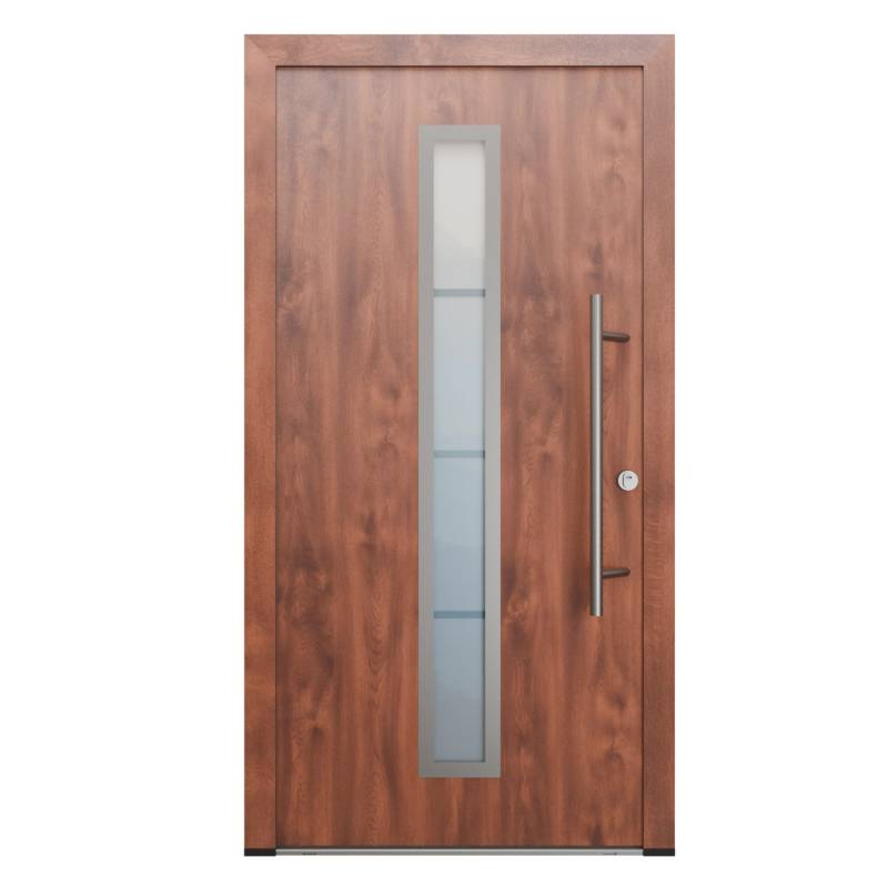 FM Türen AS68 Modell 01 1000 x 2000 Nussbaum Rechts Innen Beschläge Set 13 Glas 20 von FM Türen