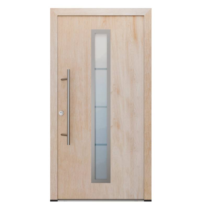FM Türen AS68 Modell 01 1000 x 2000 Turner-Eiche Links Innen Beschläge Set 13 Glas 20 von FM Türen