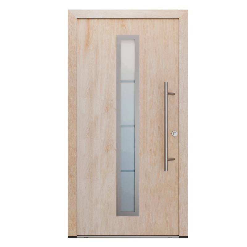 FM Türen AS68 Modell 01 1000 x 2100 Turner-Eiche Rechts Innen Beschläge Set 13 Glas 20 von FM Türen