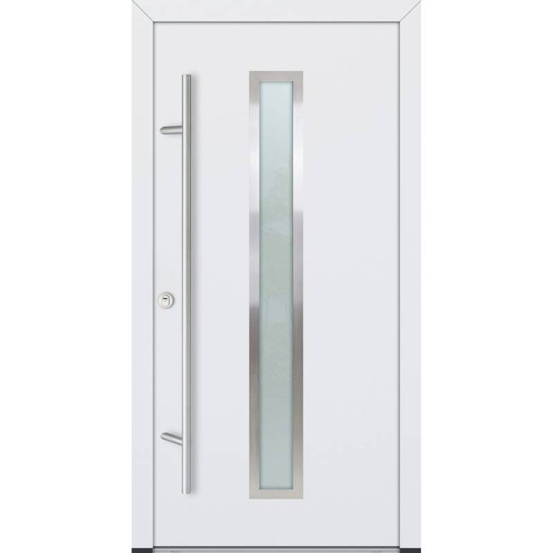 FM Türen AS68 Modell 01 1000 x 2100 Weiß Links Innen Beschläge Set 01 von FM Türen