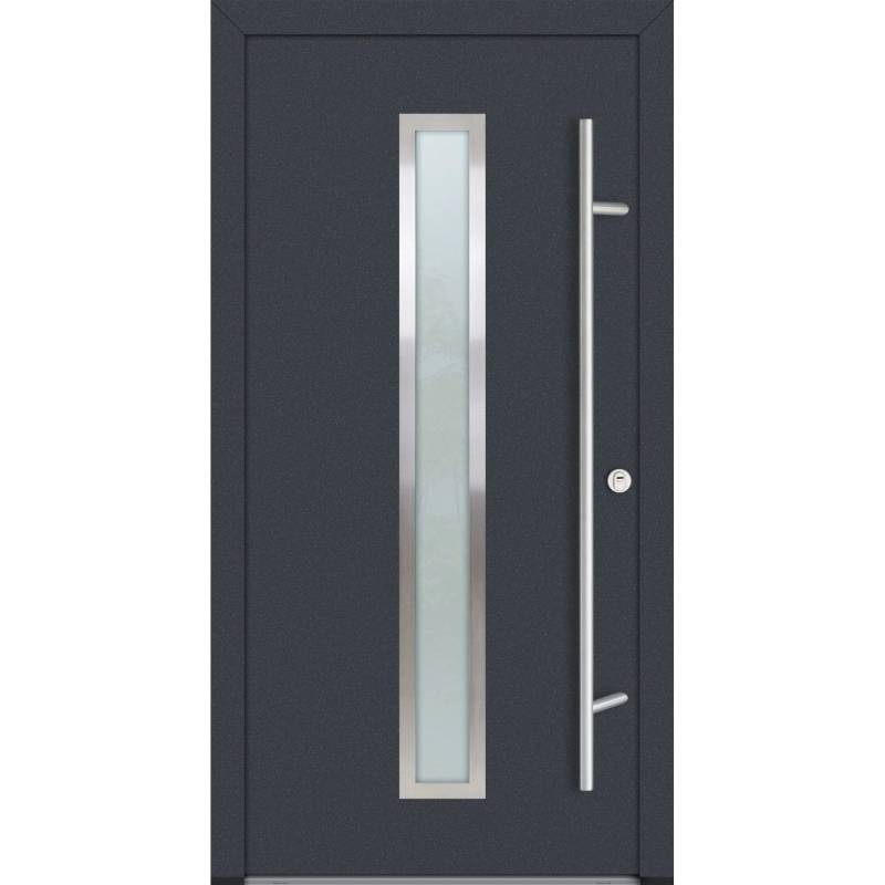 FM Türen AS68 Modell 01 1100 x2100 Anthrazit Rechts Innen Beschläge Set 01 von FM Türen