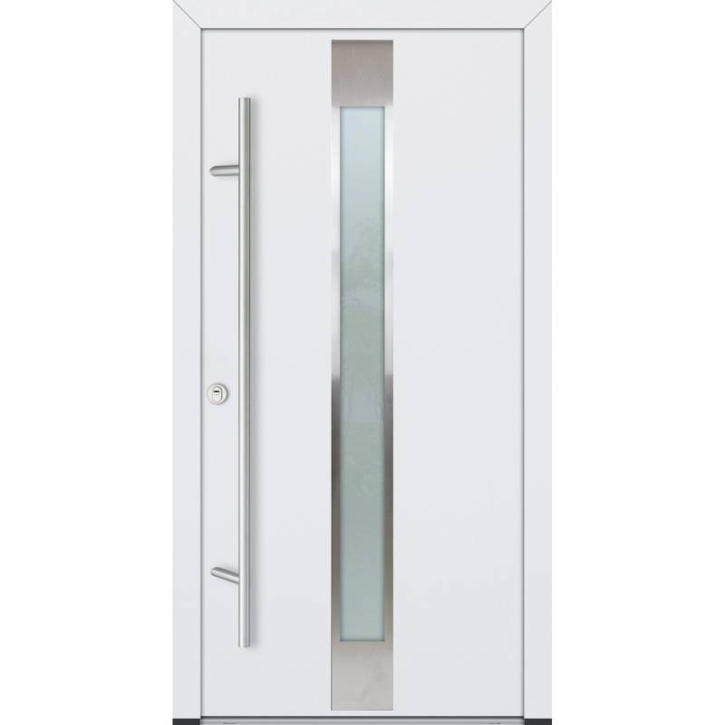 FM Türen AS68 Modell 05 1000 x 2000 Weiß Links Innen Beschläge Set 01 von FM Türen