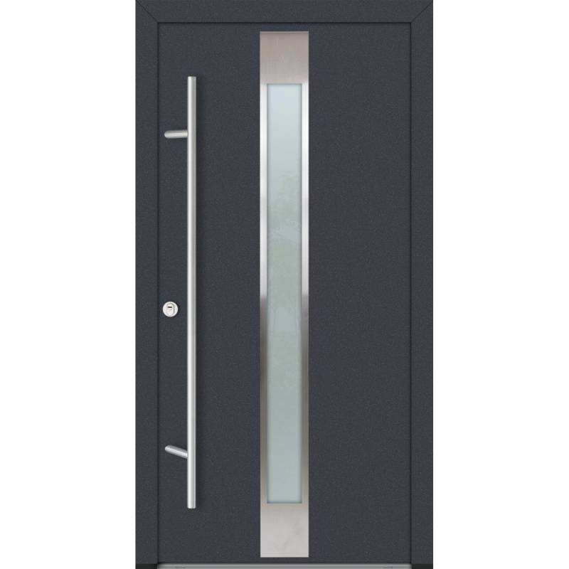 FM Türen AS68 Modell 05 1100 x2100 Anthrazit Links Innen Beschläge Set 01 von FM Türen