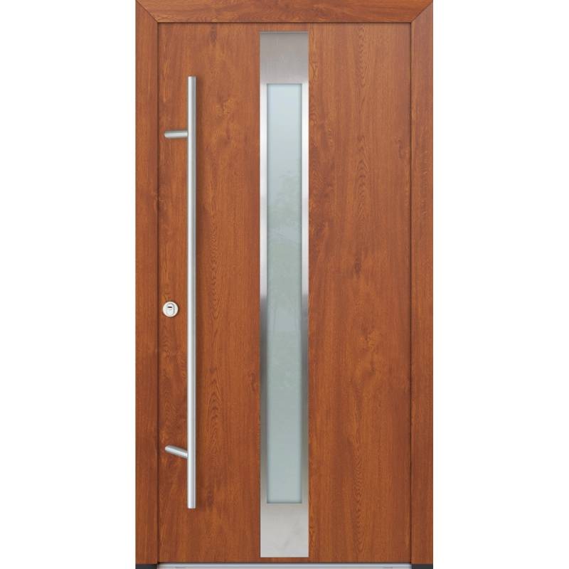 FM Türen AS68 Modell 05 1100 x2100 Goldene Eiche Links Innen Beschläge Set 01 von FM Türen
