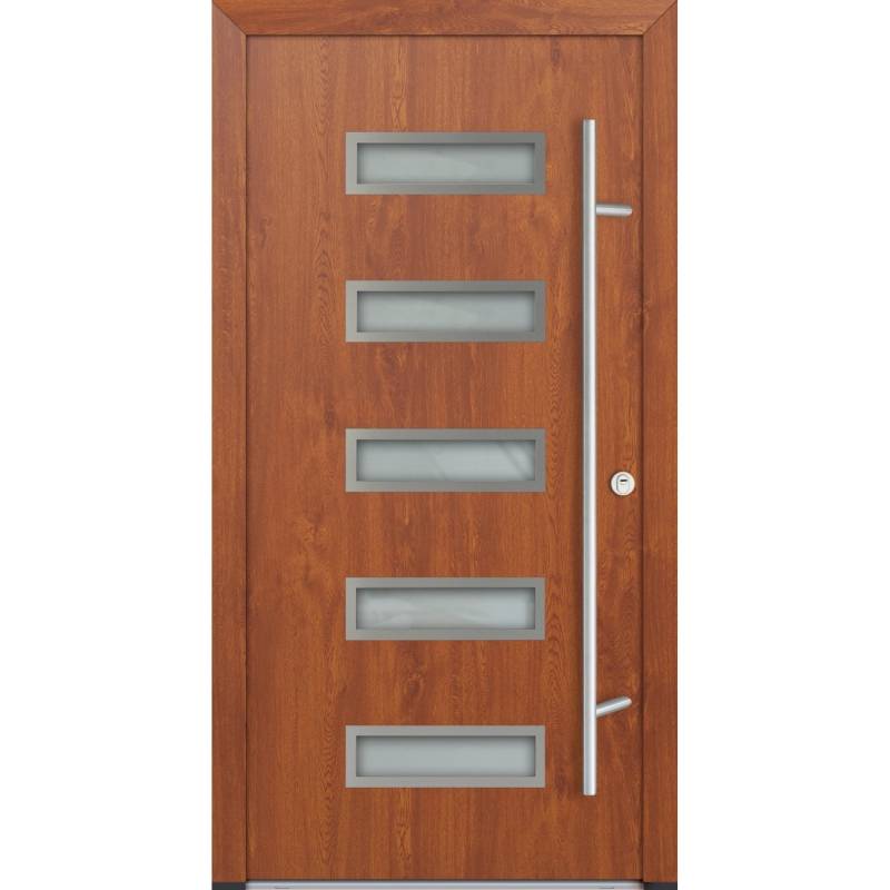 FM Türen AS68 Modell 11 1000 x 2000 Goldene Eiche Rechts Innen Beschläge Set 01 von FM Türen
